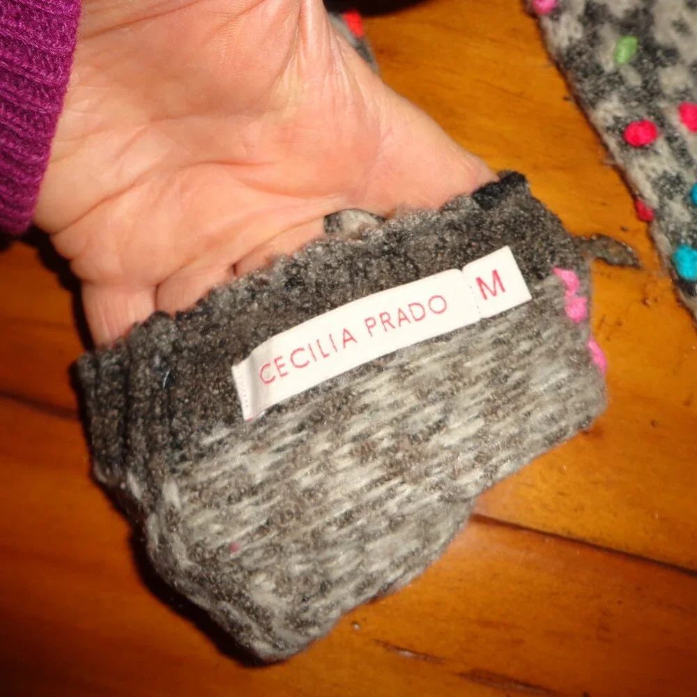 Anthropologie DYANI ARM WARMERS by Cecilia Prado Grey Multi Knit O/S